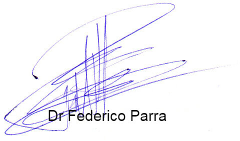 Federico Parra signature
